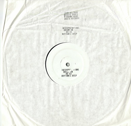 June Lopez : Dream On Interpretations (12", TP, W/Lbl)