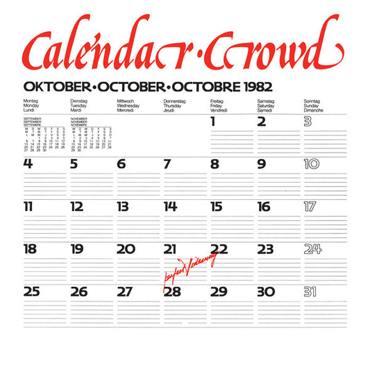 Calendar Crowd : Perfect Hideaway (12", RE, RM)