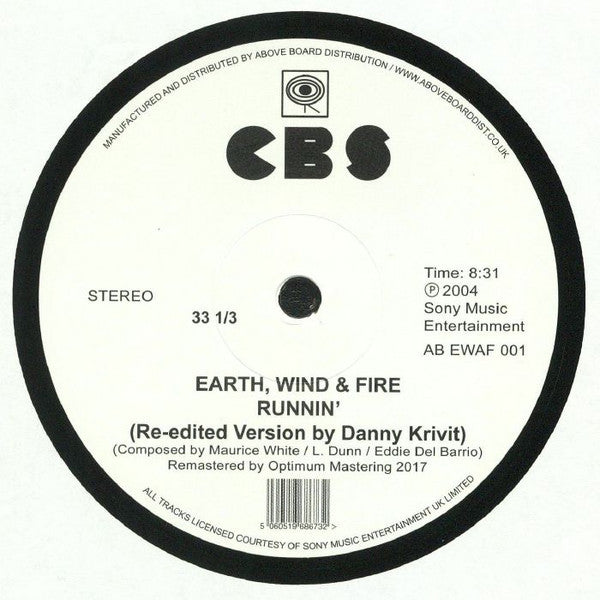 Earth, Wind & Fire : Brazilian Rhyme / Runnin' (12", RE, RM)