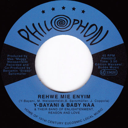 Y-Bayani & Baby Naa / The Band Of Enlightenment, Reason And Love : Rehwe Mie Enyim (7", Single)