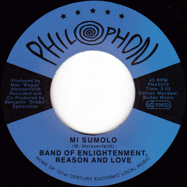 Y-Bayani & Baby Naa / The Band Of Enlightenment, Reason And Love : Rehwe Mie Enyim (7", Single)