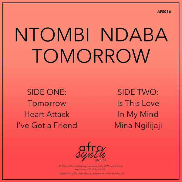 Ntombi Ndaba : Tomorrow (LP, Comp, RM)