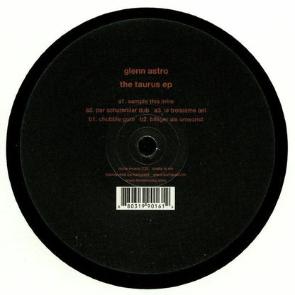Glenn Astro : The Taurus EP  (12", EP)