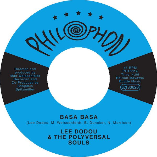 Lee Dodou & The Polyversal Souls : Basa Basa (7", Single)