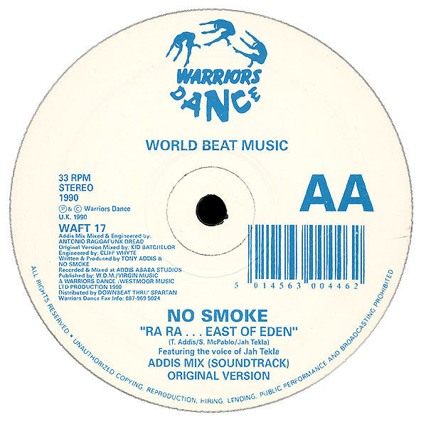 No Smoke : International Smoke Signals / Ra Ra...East Of Eden (12")