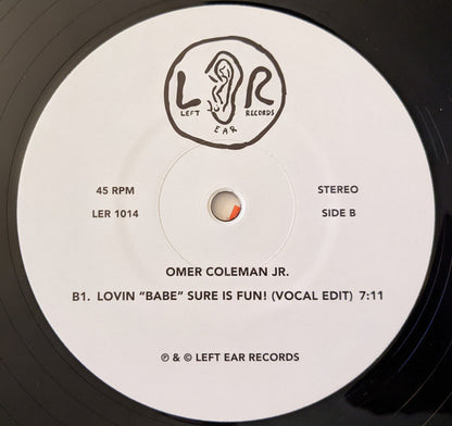 Omer Coleman Jr. : Lovin "Babe" Sure Is Fun / So Good (12")