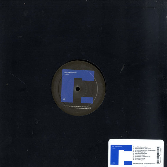 Frank Bretschneider : Rhythm (LP, Album)