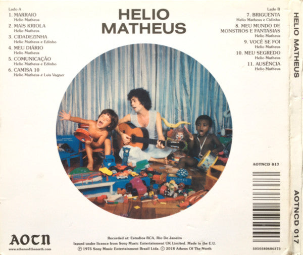 Helio Matheus : Matheus Segundo Matheus (CD, Album, RE)