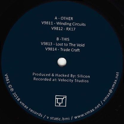 Silicon – V981 (12", V-MAX Records, 2018) Front Cover