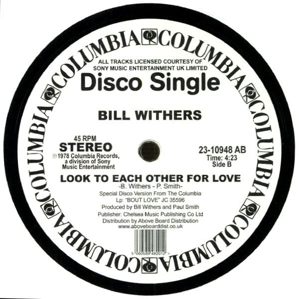 Bill Withers : You Got The Stuff / Look To Each Other For Love (12", Single, RE, RM)