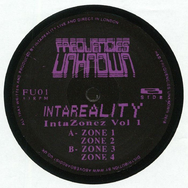 Intareality : IntaZonez Vol 1  (12")