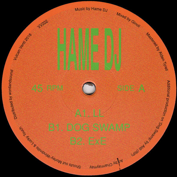 Hame DJ : Dog Swamp (12", EP)