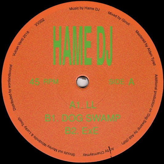 Hame DJ : Dog Swamp (12", EP)