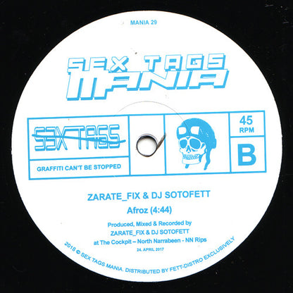 Zarate_Fix & DJ Sotofett : Arjun / Afroz (12")