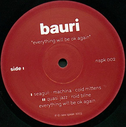 Bauri : Everything Will Be OK Again (12", EP, Ltd)