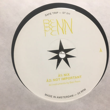 Ben Penn : Very Important E.P. (12", EP)