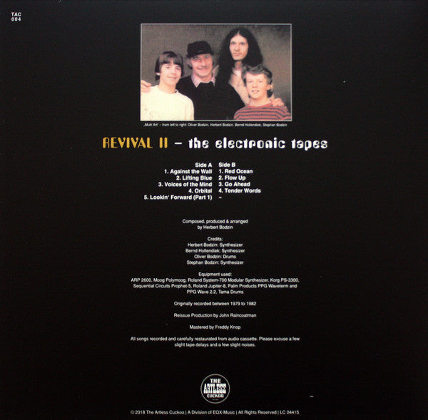 Herbert Bodzin : Revival II - The Electronic Tapes 1979-1982 (LP, Album, Ltd)