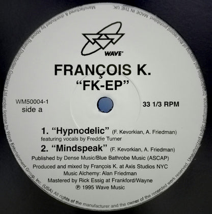 François K.* : FK-EP (12", EP, RE)