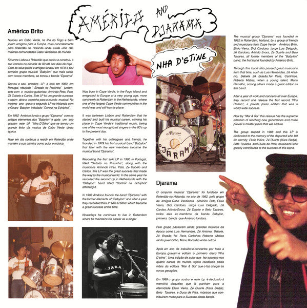 Américo Brito And Djarama : Nha Destin (LP, Album, RE)