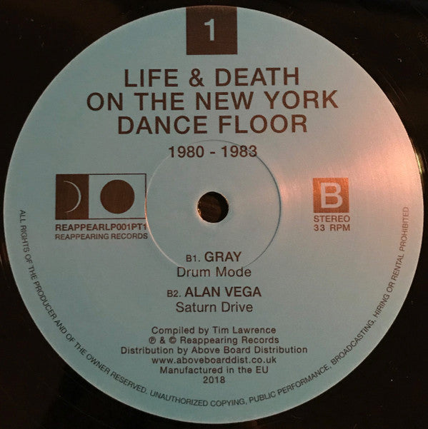 Various : Life & Death On The New York Dance Floor 1980-1983 (Part One) (2x12", Comp)