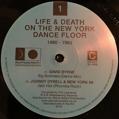 Various : Life & Death On The New York Dance Floor 1980-1983 (Part One) (2x12", Comp)