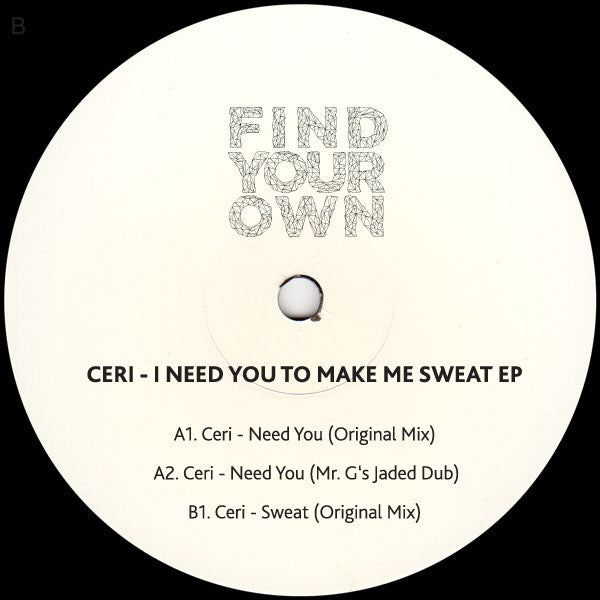 Ceri (3) : I Need You to Make Me Sweat EP (12", EP)