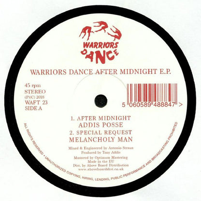 Various : Warriors Dance After Midnight E.P. (12", EP, RE)