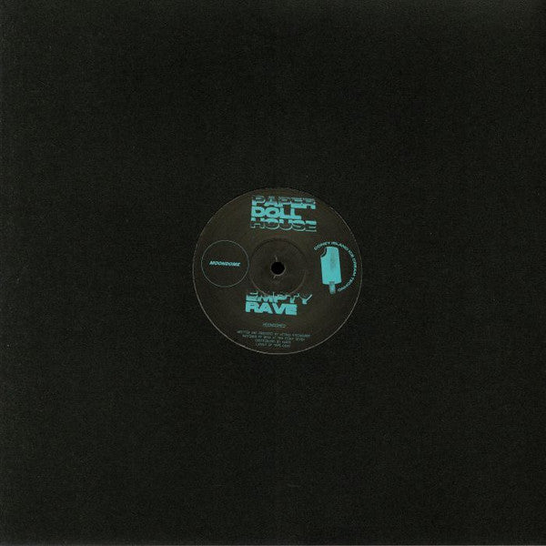 Paper Dollhouse – Empty Rave (12", MoonDome, 2018) Back Cover