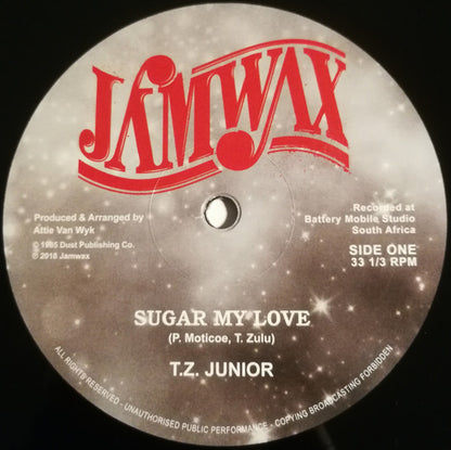 T.Z. Junior : Sugar My Love (12", Maxi)