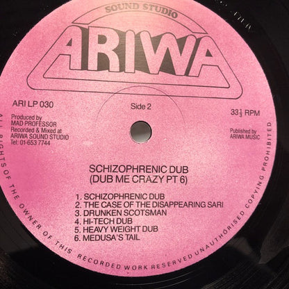 Mad Professor : Dub Me Crazy Vol. 6: Schizophrenic Dub (LP, Album, RE)
