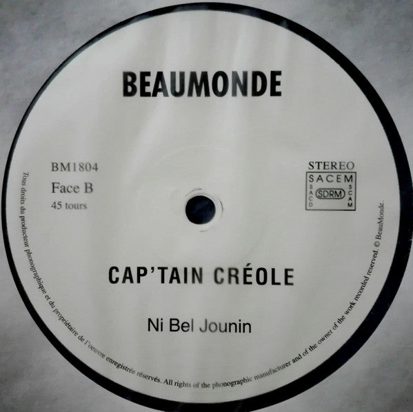 Cap'tain Creole : Ni Bel Jounin  (12", RE)