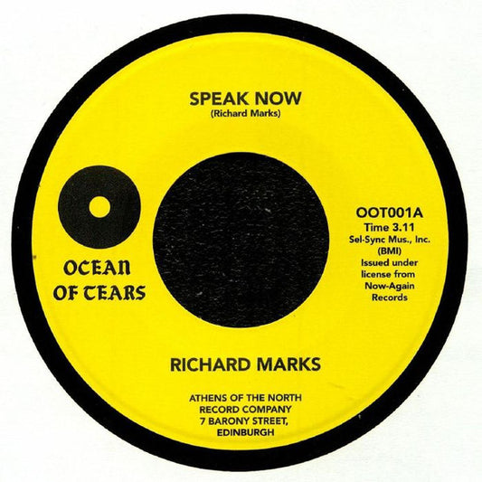 Richard Marks : Speak Now / Purple Haze (7", Ltd, RE)