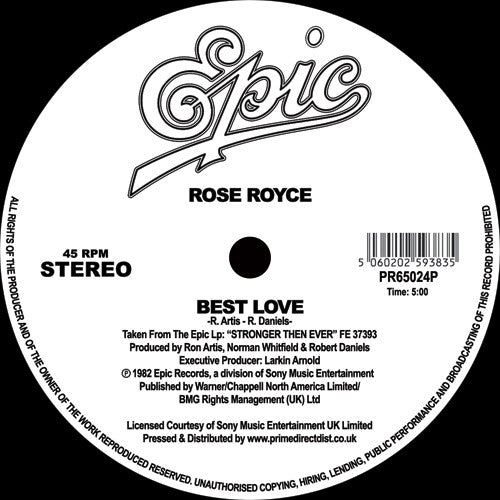 Rose Royce : Still In Love / Best Love (12")