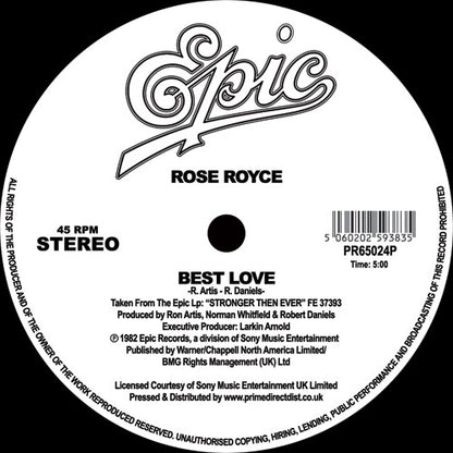 Rose Royce : Still In Love / Best Love (12")
