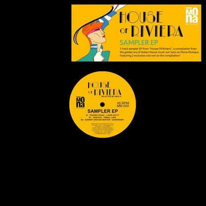 Various : House Of Riviera (Sampler EP) (12", EP, RM, Smplr)