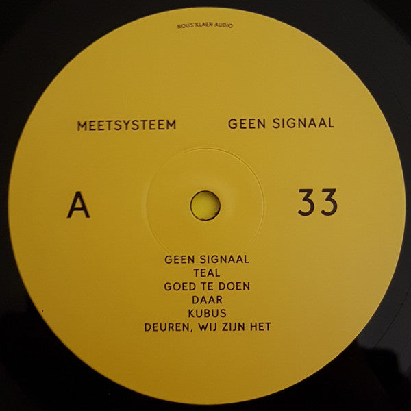 Meetsysteem : Geen Signaal (LP, Album)