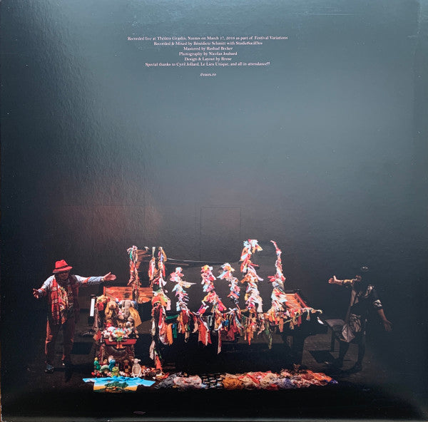 Charlemagne Palestine Rrose – The Goldennn Meeenn + Sheeenn (LP, Yellow, Eaux, 2019) Back Cover