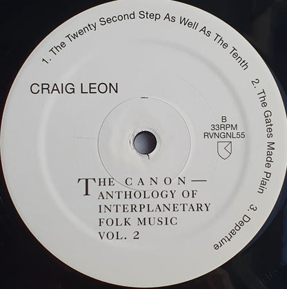 Craig Leon : The Canon — Anthology Of Interplanetary Folk Music Vol. 2 (LP, Album)