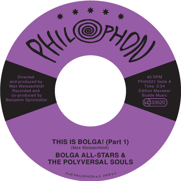 Bolga All-Stars & The Polyversal Souls : This Is Bolga Part 1 / Part 2 (7", Single)