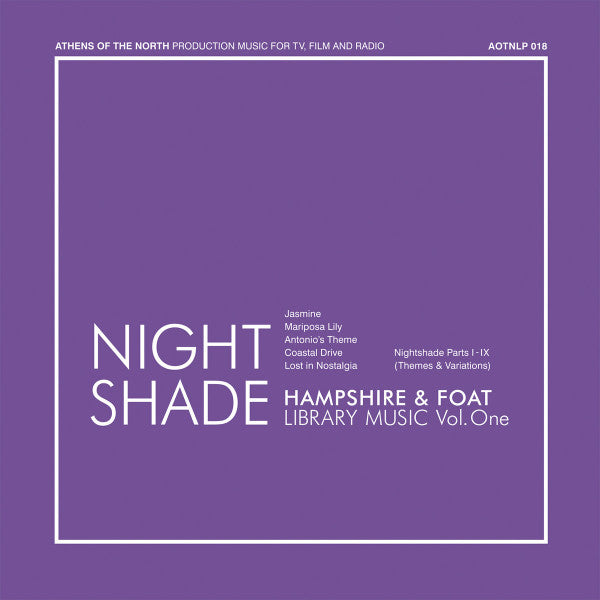 Warren Hampshire & Greg Foat : Nightshade – Library Music Vol. One (CD)