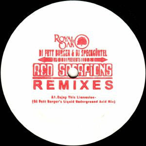 DJ Fett Burger & DJ Speckgürtel : Red Scorpions Remixes (12", Ltd, W/Lbl)