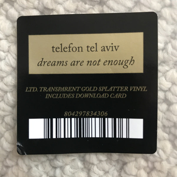 Telefon Tel Aviv : Dreams Are Not Enough (2xLP, Gol)