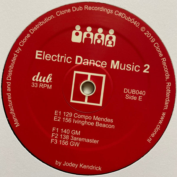 Jodey Kendrick : Electric Dance Music 2 (2x12", Comp)