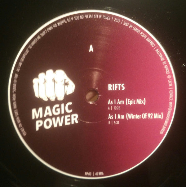 Rifts : As I Am (12")