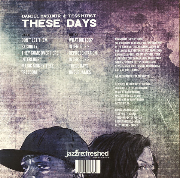 Daniel Casimir (2) & Tess Hirst : These Days (LP, Album, Ltd)