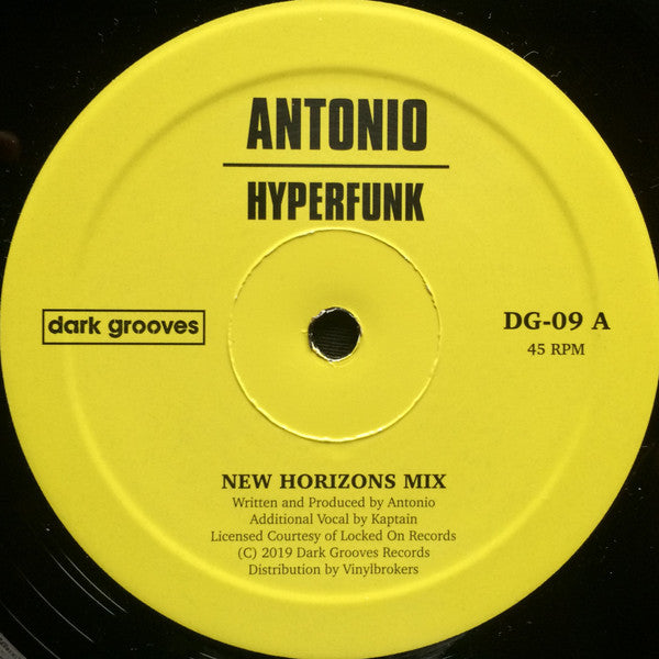 Antonio (2) : Hyperfunk (12", RE)