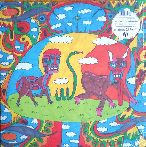 Los Siquicos Litoraleños – Medianos Éxitos Subtropicales Vol. 2 (El Relincho Del Tiempo) (LP, Hive Mind Records, 2019) Front Cover