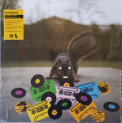 Evidence – Squirrel Tape Instrumentals Vol. 1 (LP, Color, Rhymesayers Entertainment, 2019) Front Cover