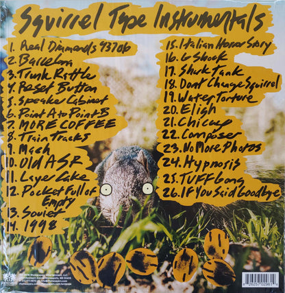 Evidence – Squirrel Tape Instrumentals Vol. 1 (LP, Color, Rhymesayers Entertainment, 2019) Back Cover