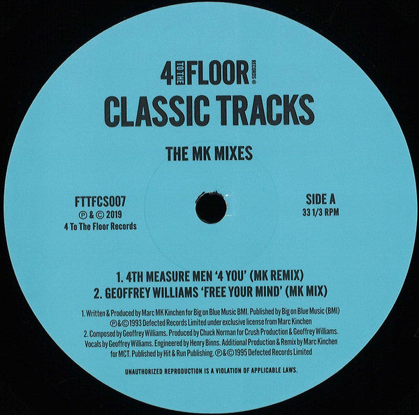 Various : The MK Mixes (12")